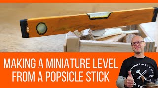 The MOST INSANE miniature popsicle stick level [upl. by Olnay]