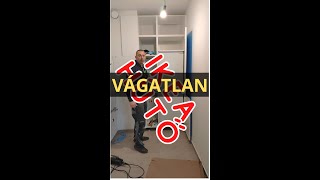 Ikea hűtő beszerelés vágatlan [upl. by Gnous]