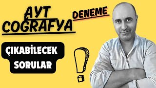 AYT COĞRAFYA DENEMESİ SOSYAL1 [upl. by Aitel]