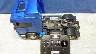 タミヤ スカニアR470 24GHｚ化 TAMIYA SCANIA R470 Changed 24GHz of by AM [upl. by Dranyl]