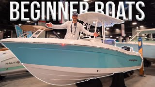 The BEST BeginnerEntryLevel Center Console Boats  Miami Boat Show 2024 [upl. by Marillin]