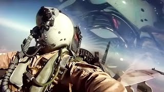 USMC FA18 Fighter Jets  Inflight Pilot Cockpit Camera [upl. by Ciryl883]