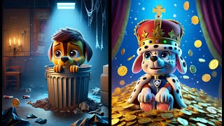 Paw Patrol Ultimate Rescue  Rich Marshall vs Poor Chase Chases Loneliness Funny Story Rainbow 3 [upl. by Tadeas]