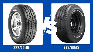 Tire Size 25570r15 vs 27560r15 [upl. by Sug739]