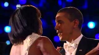 Barack Obama sings and dances with Michelle inaugural balls [upl. by Enairb269]