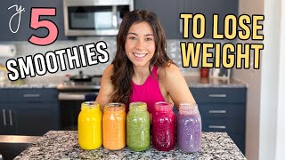 5 SMOOTHIES FOR THE WEEK TO LOSE WEIGHT Yovana [upl. by Nalda]