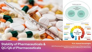 Stability of Pharmaceuticals amp QCQA  01 [upl. by Desmund193]