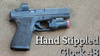 Hand Stippled Glock 48 MOS [upl. by Yma402]