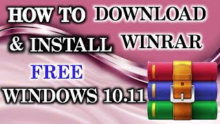 how to download winrar for free windows 10  how to download winrar for free windows 11 [upl. by Ellednahc]