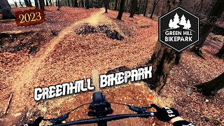 GreenhillBikeparkAllLines2023 [upl. by Elison]