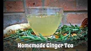 How to Make Ginger Tea Using Fresh Ginger Root Slideshow [upl. by Alig]