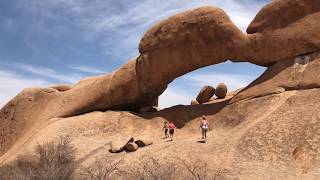 The beautiful Spitzkoppen rock formations in Namibia [upl. by Trebo]