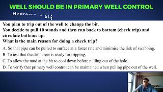 IWCF Level 4  Swabbing  Additional QuestionSS 24  IWCF  IADC  Well Control [upl. by Steffane485]