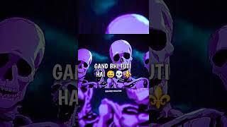 GAND 💀⚜️ funny skeltonroast comedy skeletonroaster comedyvideos reels sigma [upl. by Nazario]