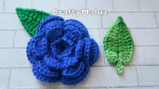 CROCHET TUTORIAL ♥ HOJAS TEJIDAS MUY FÁCIL DE HACER 🍂Hojas a crochet paso a paso👍 [upl. by Yssej]