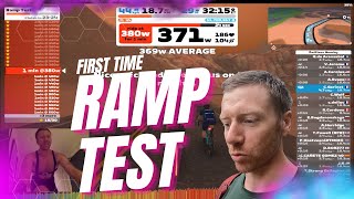 My FIRST FTP Ramp Test  Zwift  2023 Winter Training [upl. by Myer]