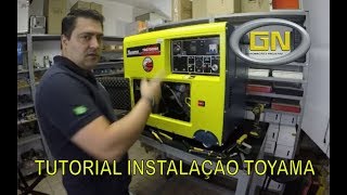 TUTORIAL DE INSTALAÇÃO GERADOR TOYAMA [upl. by Bramwell]