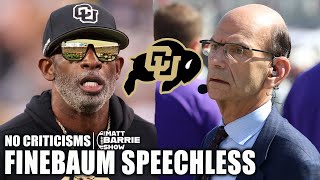 Colorado’s OT thriller leaves Paul Finebaum with NO criticisms for Deion 👀  The Matt Barrie Show [upl. by Ayidan]