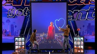 Tony amp Jordan French Twins SHOCK with Virtual Magic on America’s Got Talent [upl. by Orna986]