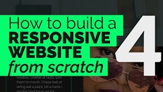 How to Create a Responsive Website from Scratch  Part 4 Building a Responsive Portfolio Section [upl. by Tdnaltroc]