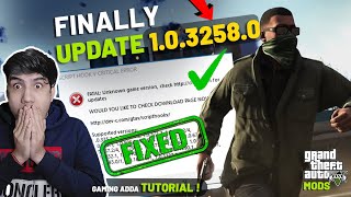 FIXED SCRIPT HOOK V CRITICAL ERROR AFTER GTA 5 UPDATE 3258  Script Hook V  GTA 5 Mods  2024 [upl. by Bourne]