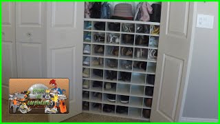 Como hacer un mueble para zapatos Armario  How to make a shoe storage [upl. by Barton298]