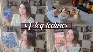 Trois LECTURES et un retour de BROCANTE 📚 VLOG LECTURES [upl. by Koralie]