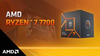 Conheça o poderoso processador AMD Ryzen™ 7 7700 [upl. by Eniamrej829]