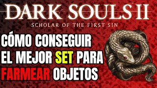 Dark Souls 2 SOTFS  Guía  Anillo Serpiente dorada codiciosa 2  Set de descubrimiento de objetos [upl. by Catharine]