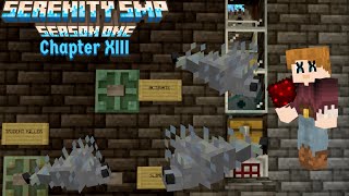 DEADLY Silverfish Farm  Serenity SMP  Chapter 13  Minecraft [upl. by Josefina]