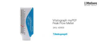 Vitalograph myPEF Peak Flow Meter 43900 [upl. by Clougher]