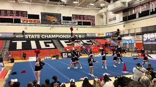 Sammamish High School Redhawks  WIAA State Cheerleading Championships 2024 [upl. by Ettennat93]