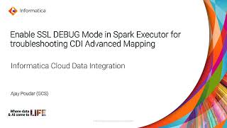 How to Enable DEBUG SSL Mode in Spark Executor for Troubleshooting CDI Advanced Mapping [upl. by Draillih]