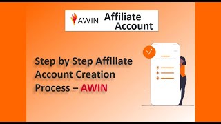 How To Create AWIN Affiliate Account 2024 [upl. by Lebam]