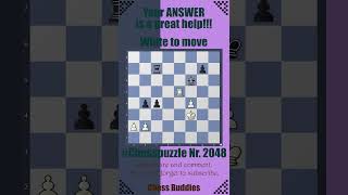 Chess Puzzle 2048 chesspuzzle chessseries chesspuzzleseries chess chessgame quiz chessbrains [upl. by Ahon]