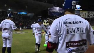 HomeRun de Leo Heras 5 de Yaquis de Obregon [upl. by Atnuahs]