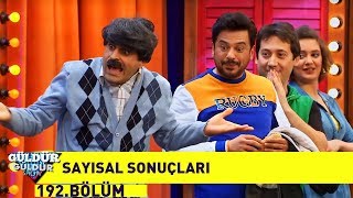 Güldür Güldür Show 192Bölüm  Sayısal Sonuçları [upl. by Rehpotsirc11]