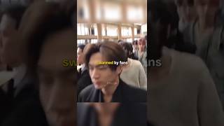 Enhypen mobbed at airport and hotel in China kpop shorts kpopnews [upl. by Atiuqes843]