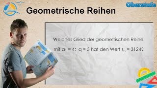 Geometrische Reihen  Oberstufe ★ Übung 1 [upl. by Akisej]