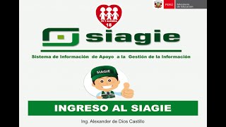 Video Ingreso al SIAGIE [upl. by Marriott]