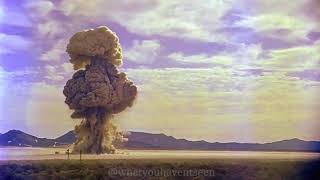 Nuclear Test Film Highlights  Restored Footage New Films Epic Explosions [upl. by Ilesara]