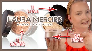 Laura Mercier NEW Ultra Blur vs GLOW vs ORIGINAL Setting Powder [upl. by Heidy]