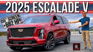 The 2025 Cadillac Escalade V ESV Is An Extra Large amp Luxurious SUV With Insane Tech [upl. by Marienthal]