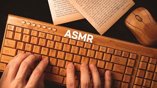 ASMR Extremely Relaxing Wooden Keyboards Typing Sounds 나무 키보드 타이핑 소리로 감히 당신을 재울수 있음 [upl. by Kistner341]