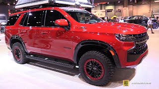 2022 Chevrolet Tahoe Z71 Overlanding  Exterior Interior Walkaround  2021 SEMA [upl. by Airelav]