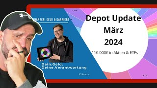 Depot Update  110000€ in Aktien amp ETFs Ich reagiere [upl. by Eicarg]