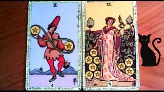 Combinaciones tarot con el DOS de OROS  ARCANOS MENORES DE OROS Por TARA [upl. by Bourgeois]