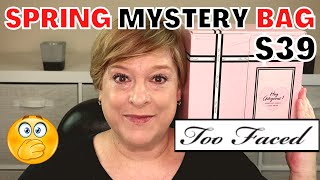 TOO FACED SPRING MYSTERY BAG 39  TRY ON [upl. by Eniawtna]