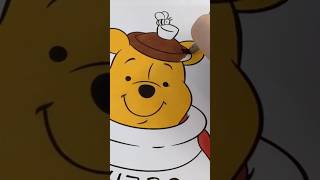 Coloring Disney Winnie the Pooh Honey Pot Costume coloring disney halloween honey [upl. by Jopa]