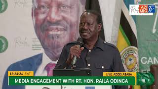 Listen Raila Odingas Powerful words as He Speaks on the Challenges Africa faces [upl. by Nailuj360]